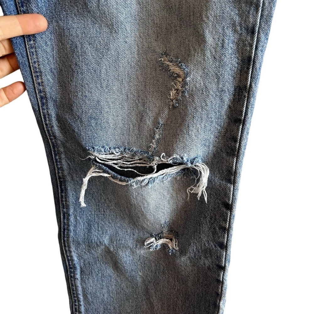 Denim Forum Joni High Rise Loose distressed jeans size 26 excellent condition - Picture 9 of 16